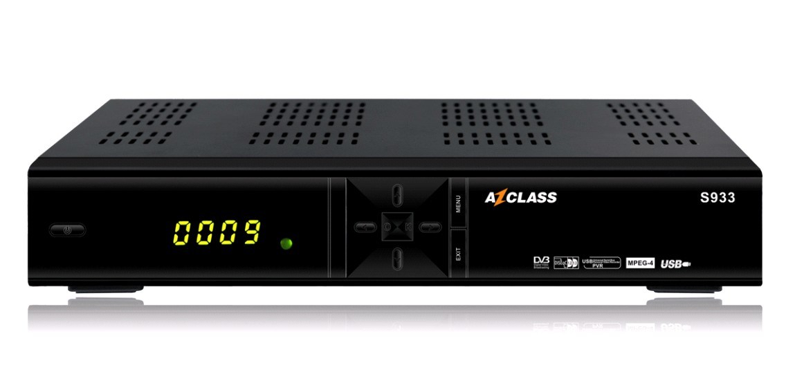 Azclass S933 Twin Tuner Sks Nagra3 HD Decoder for Chile