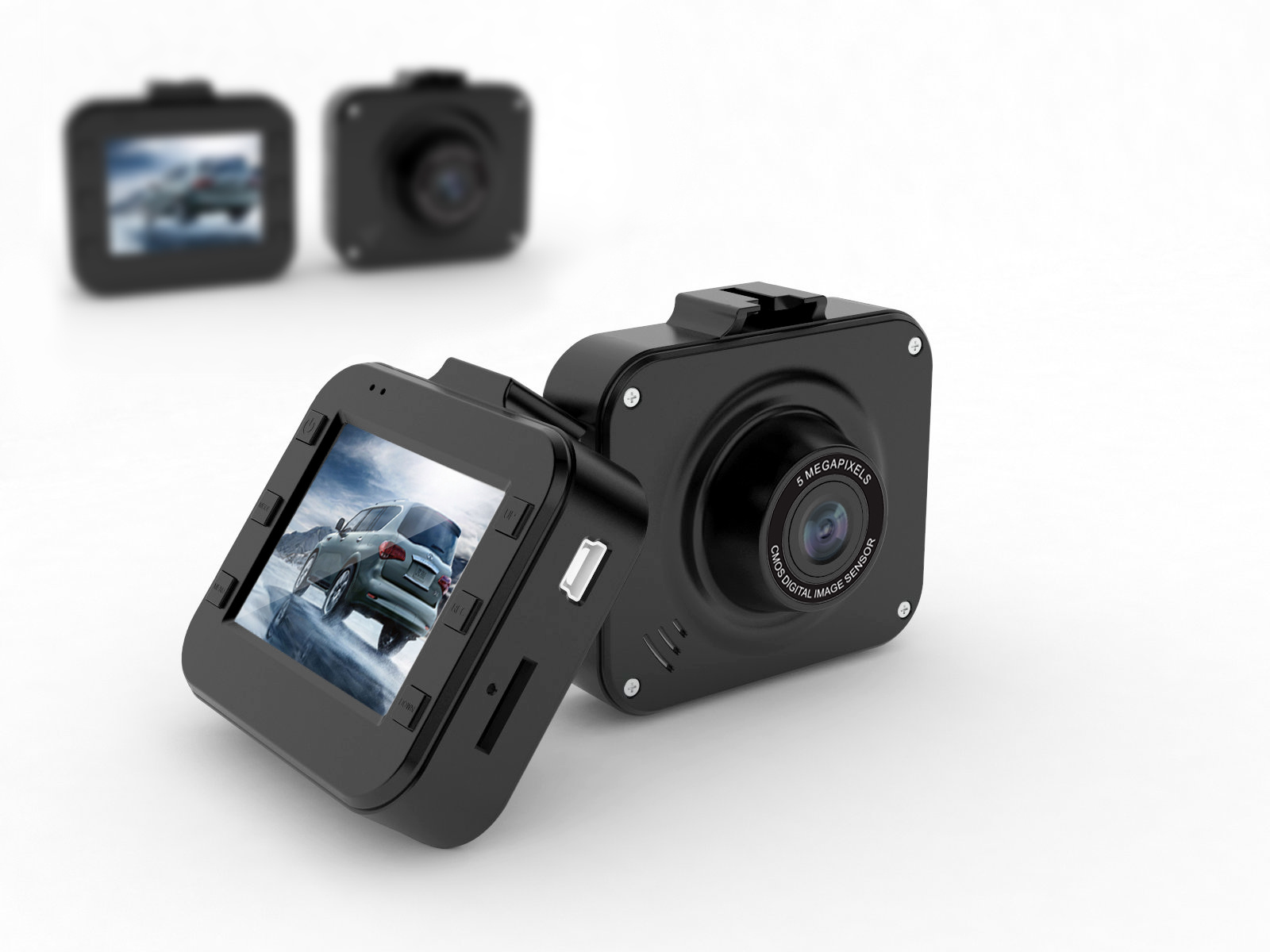 2015 New Product HD IR Record Car DVR with TFT Rotatable/ Fold-Able LCD Screen