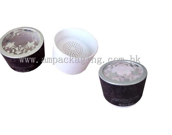 Loose Powder Round Box With Window