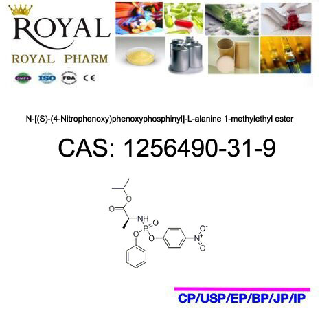 N-[ (S) - (4-Nitrophenoxy) Phenoxyphosphinyl]-L-Alanine 1-Methylethyl Ester CAS: 1256490-31-9