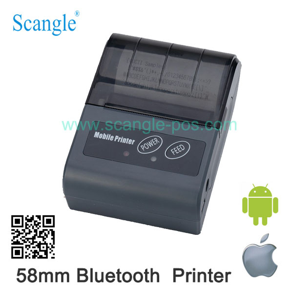 2 Inch Mini Mobile Android Bluetooth Thermal Printer