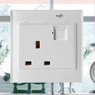 Dual USB High Power Charger Wall Socket