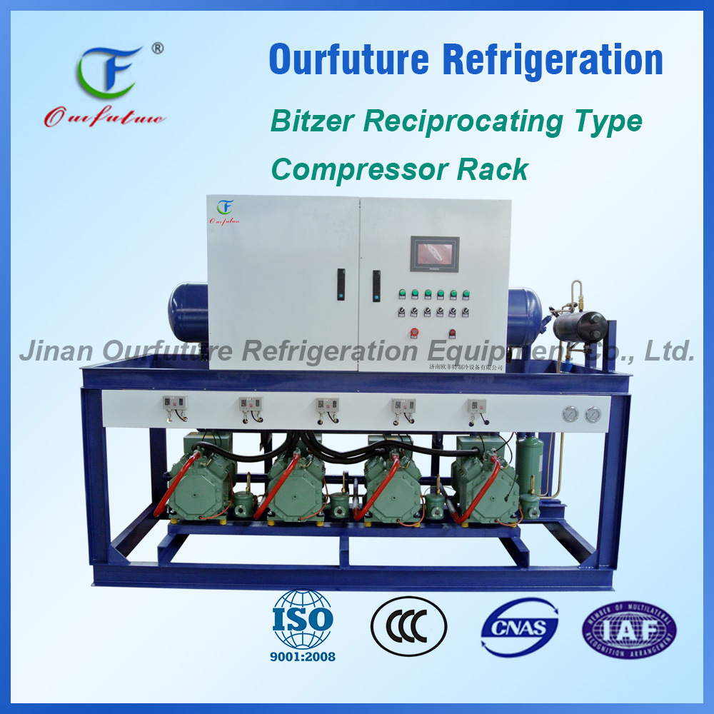 Reciprocating Type Compressor Rack for Chicken Cold Room