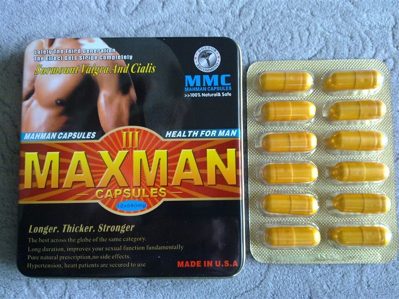 Maxman III 100% Naturals and Safe Sex Medicine