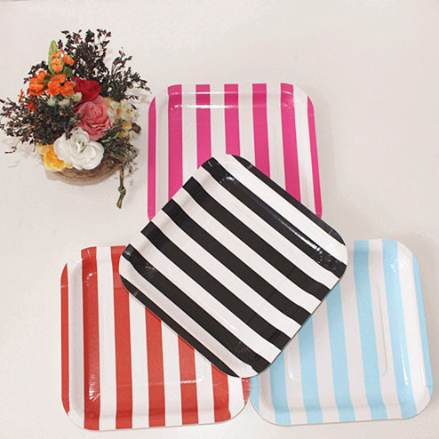 Colorful Design Disposable Party Paper Tableware
