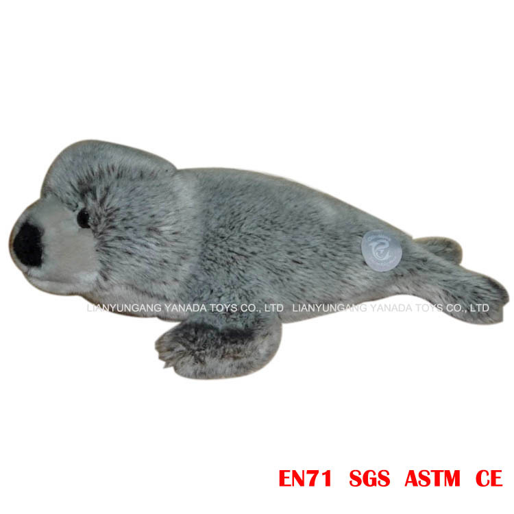 30cm Grey Simulation Seal Plush Toys