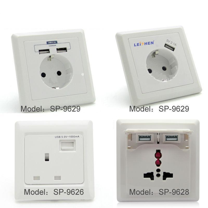 High USB Wall Socket