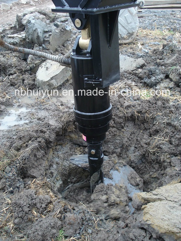 Backhoe for Earth Auger
