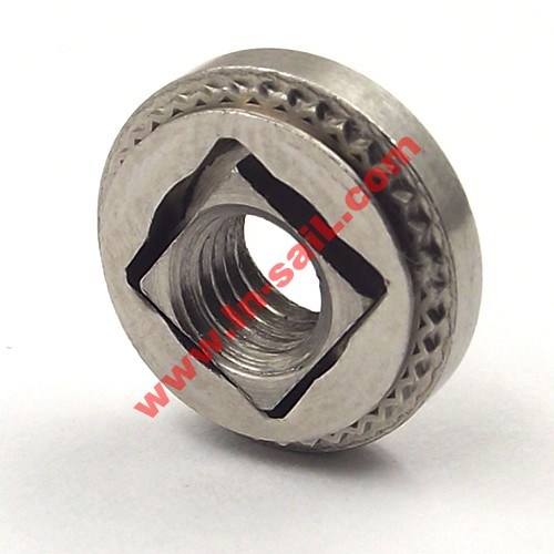 Extra Strength Floating Nut with Self-Clinching Locking and Non-Locking Threads