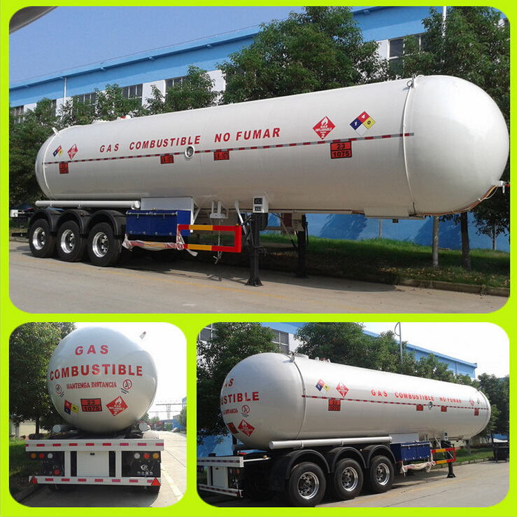 Factory Make Best-Selling China LPG Tanker Trailer for Sale Stainless Steel Pressure LPG Bulk Tank 3 Axle High Quality LPG