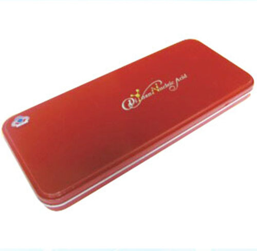 Rectangle Red Cigar Tin Box