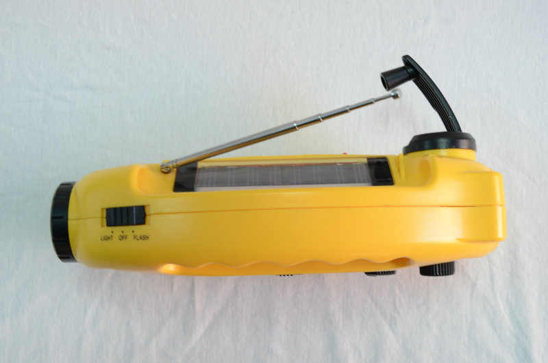 LED Emergency Light Protable Cellphone Charger Solar Dynamo Radio