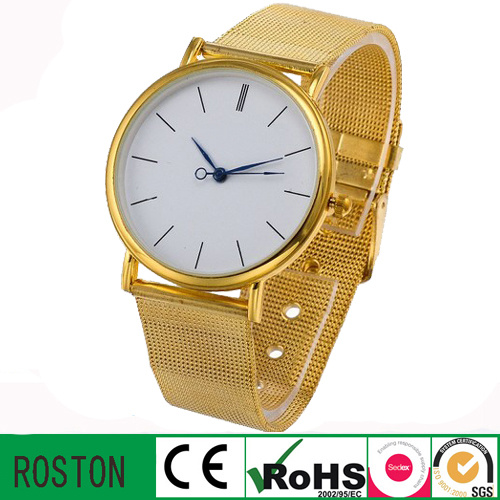 Christmas Gift Bussiness Mesh Strap Watch