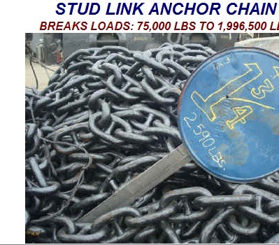 Jiangsu Manufacturer Marine Hardware Hook Mooring Chain