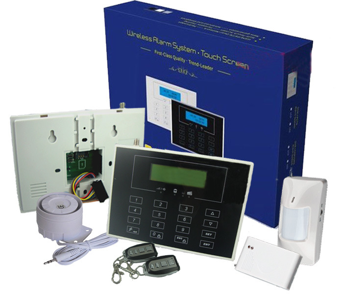 2012 Newest LCD GSM Touch Screen Wireless Alarm System (KI-WG16)