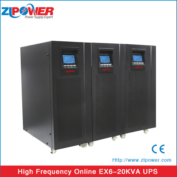 1kVA-20kVA USV SAI UPS Online Uninterruptible Power Supply with LCD Display 192VDC Input, MCU DSP UPS with DC Start Fonction and Pfc Revise (USV SAI UPS)