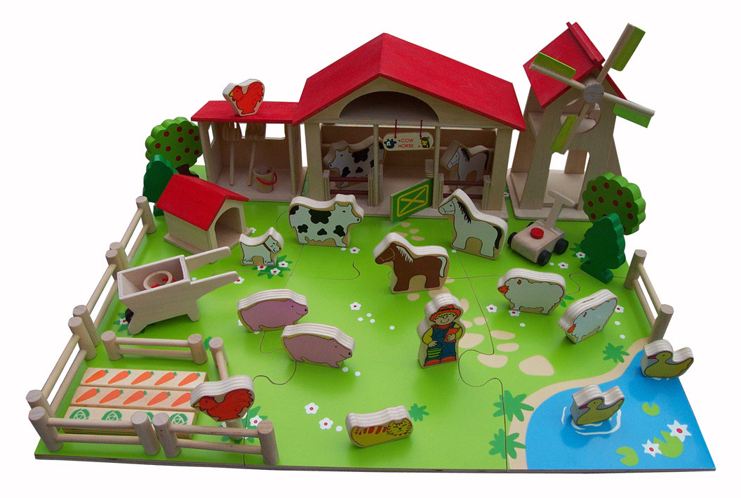 DIY Wooden Play Farm Toys
