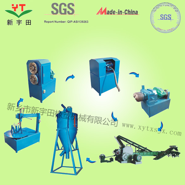 Best Selling Crumb Powder Machinery From Recycling Waste Tire (XKP-450)