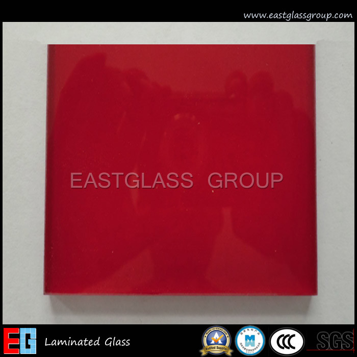 Red Laminated Glass