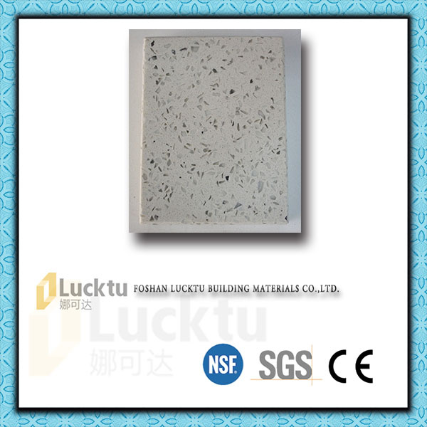 Artificial Engineered Quartz Stone for Bathroom Vanity Top with Custom Design