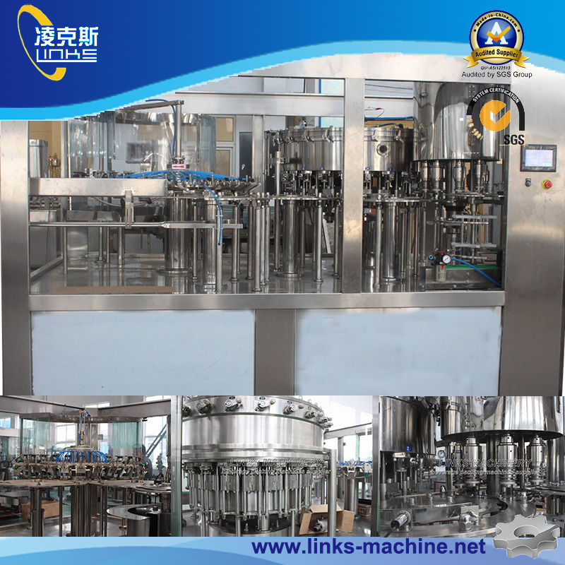 Automatic 3 in 1 Carbonated Liquid Filling Machine