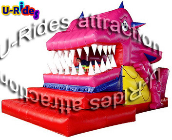 Funny Shark Inflatabe Slide for Carnival