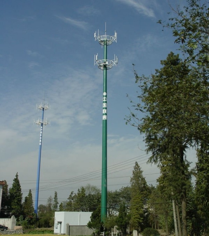 Single Pole Telecommunication Steel Tower (RAY01)