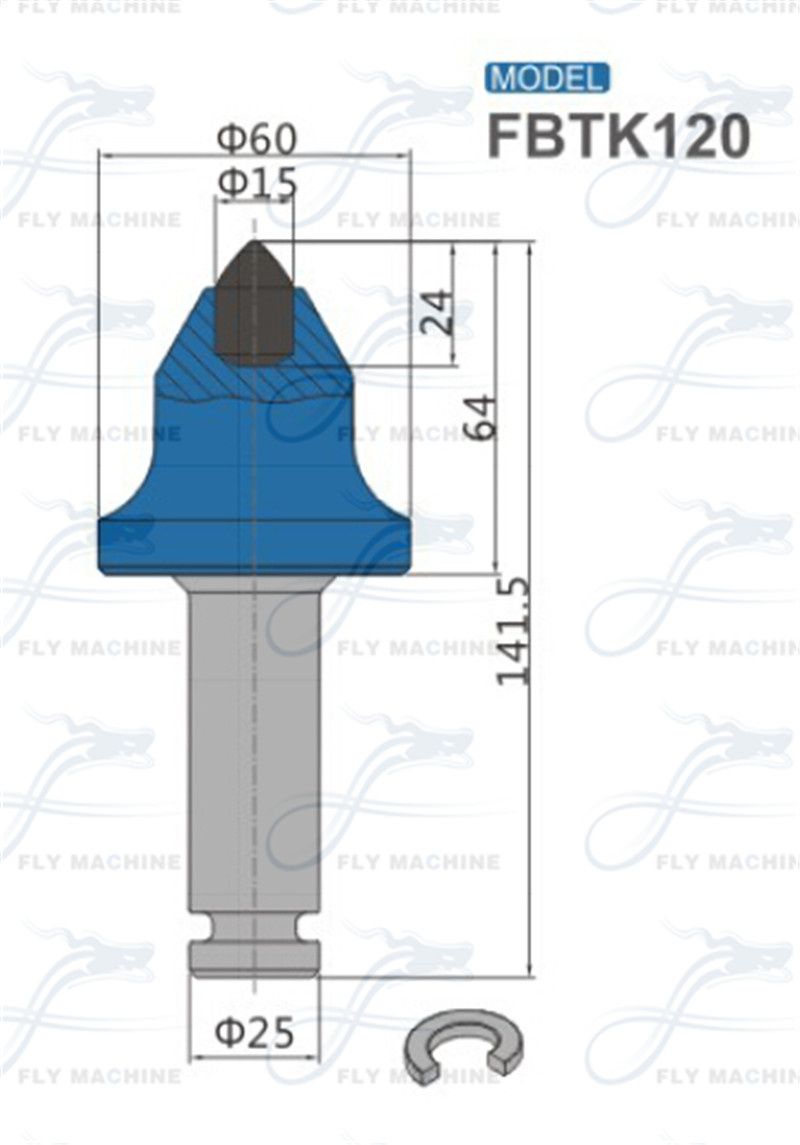 Btk120 Cutting Tool for Mining Machine