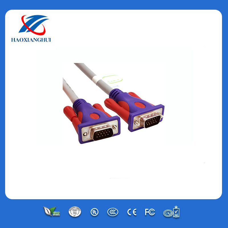 3+2/3+4/3+6/15pin HD VGA Cable for Computer