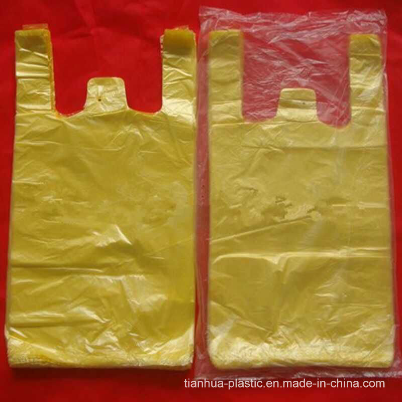 HDPE T-Shirt Veat Carrier Plastic Shopping Bag