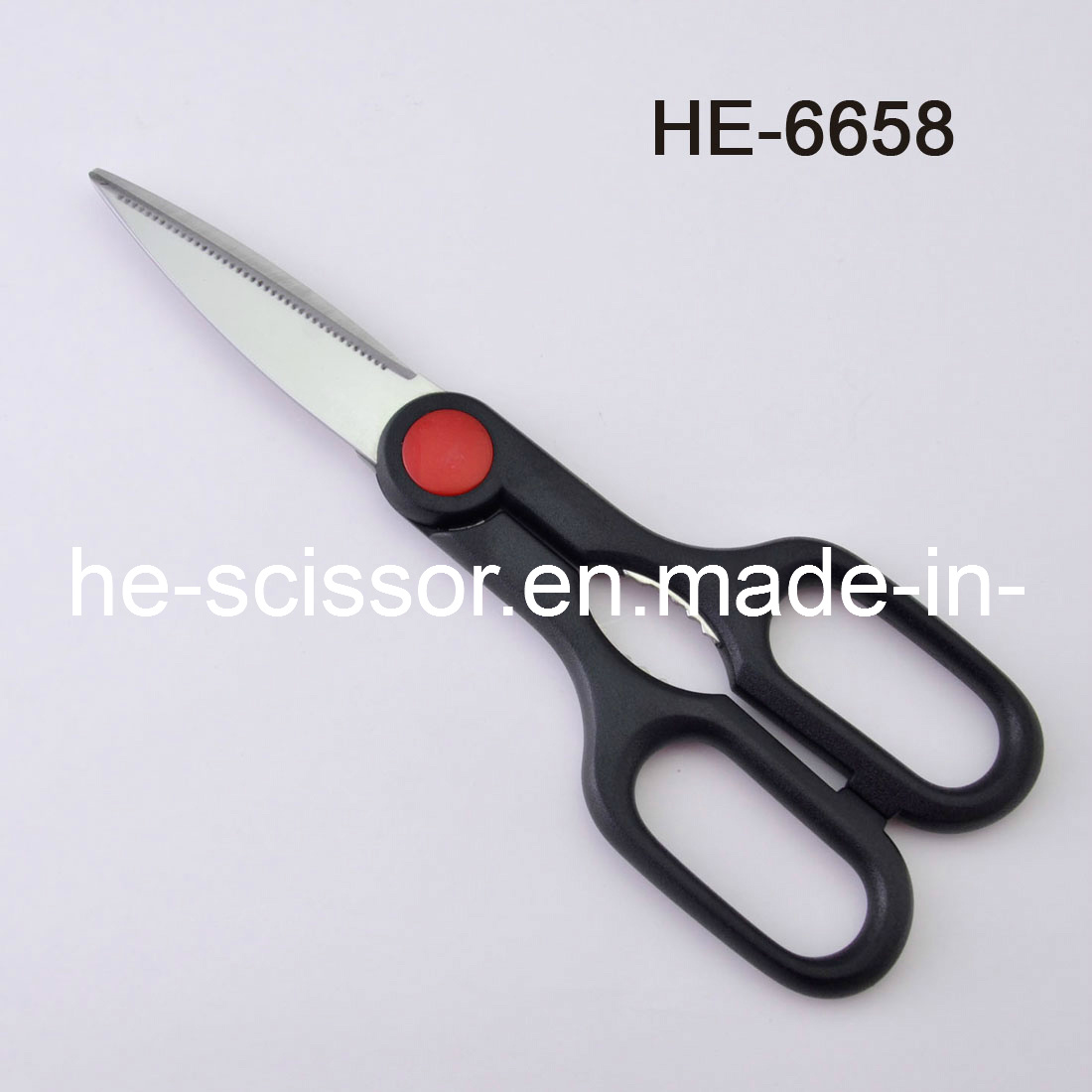 Multi-Functional Stainless Steel Kitchen Scissors (HE-6558)