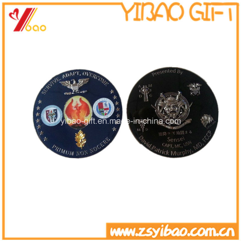 Custom Gold and Silver Two-Tone Coin (YB-LY-C-26)