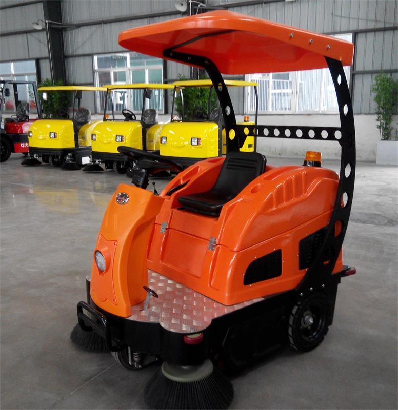 Electric Ride on Road Street Sweeper Cleaning Machine