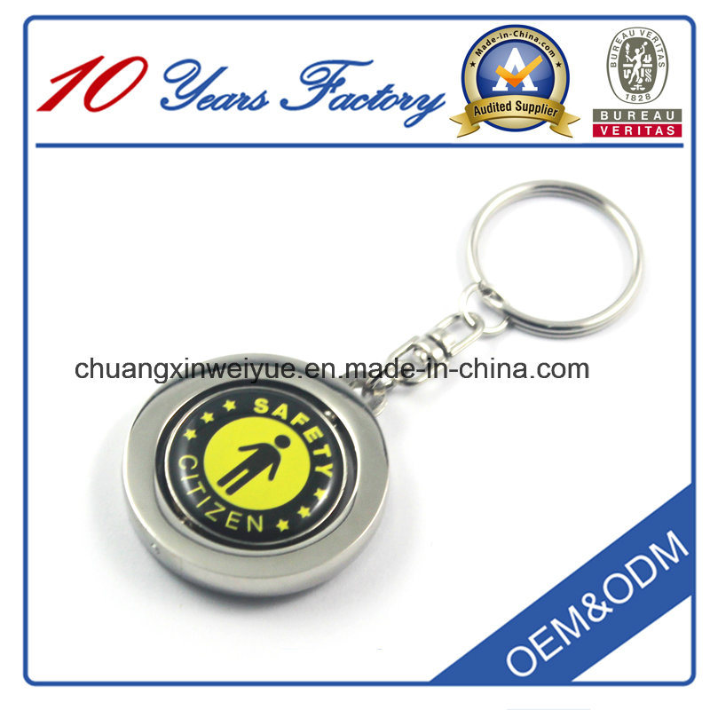 Promotional Gift Key Chain with Silver Plating (CXWY-k69)