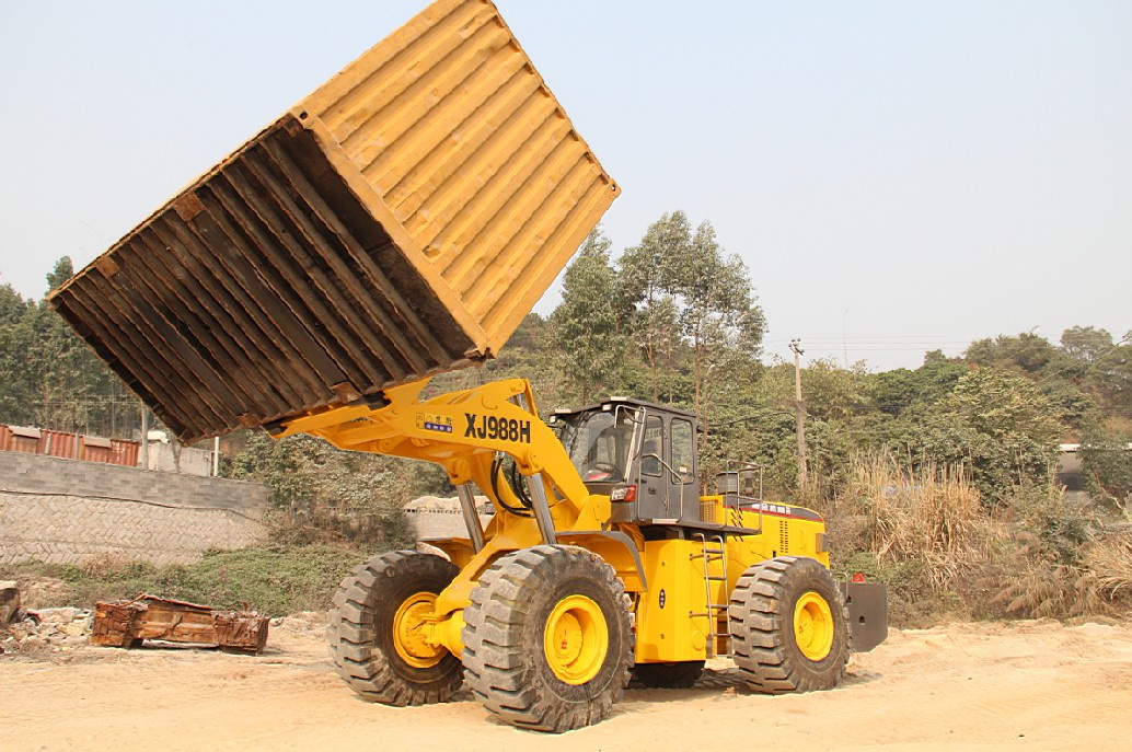 Granite Quarry Machine Using Forklifts Loaders Xj998h