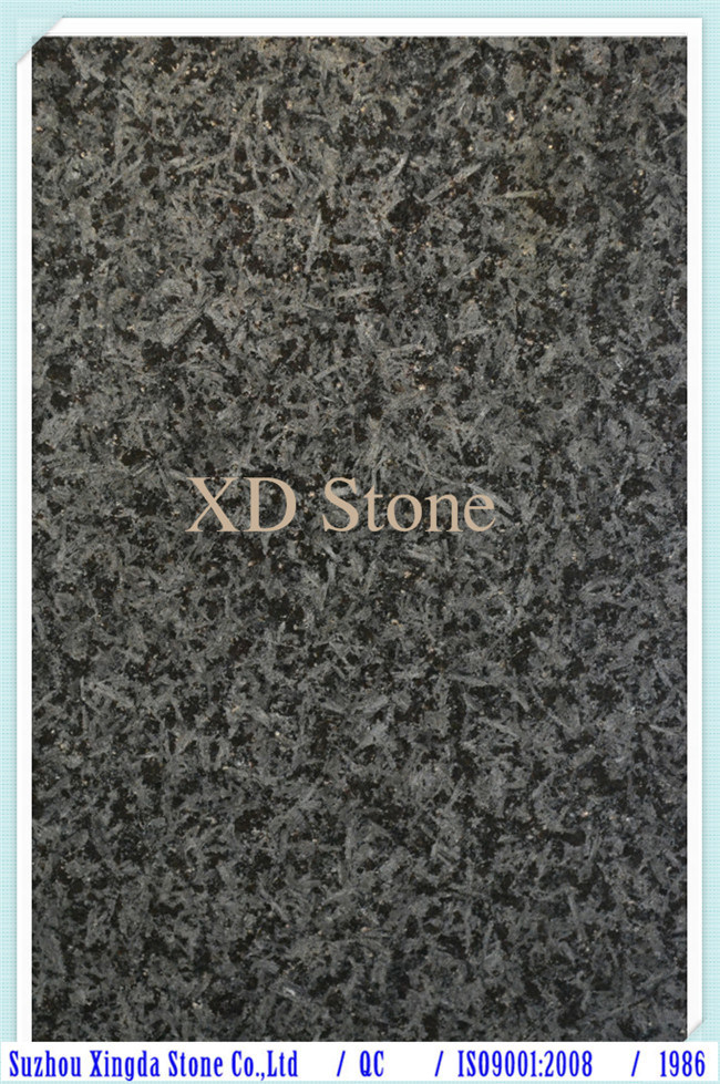 Floor/Countertop Stone Black/Grey Granite