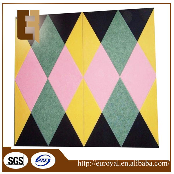 Economical Highly Decorative Dampproof Polyester Fiber Sound Insulation Board