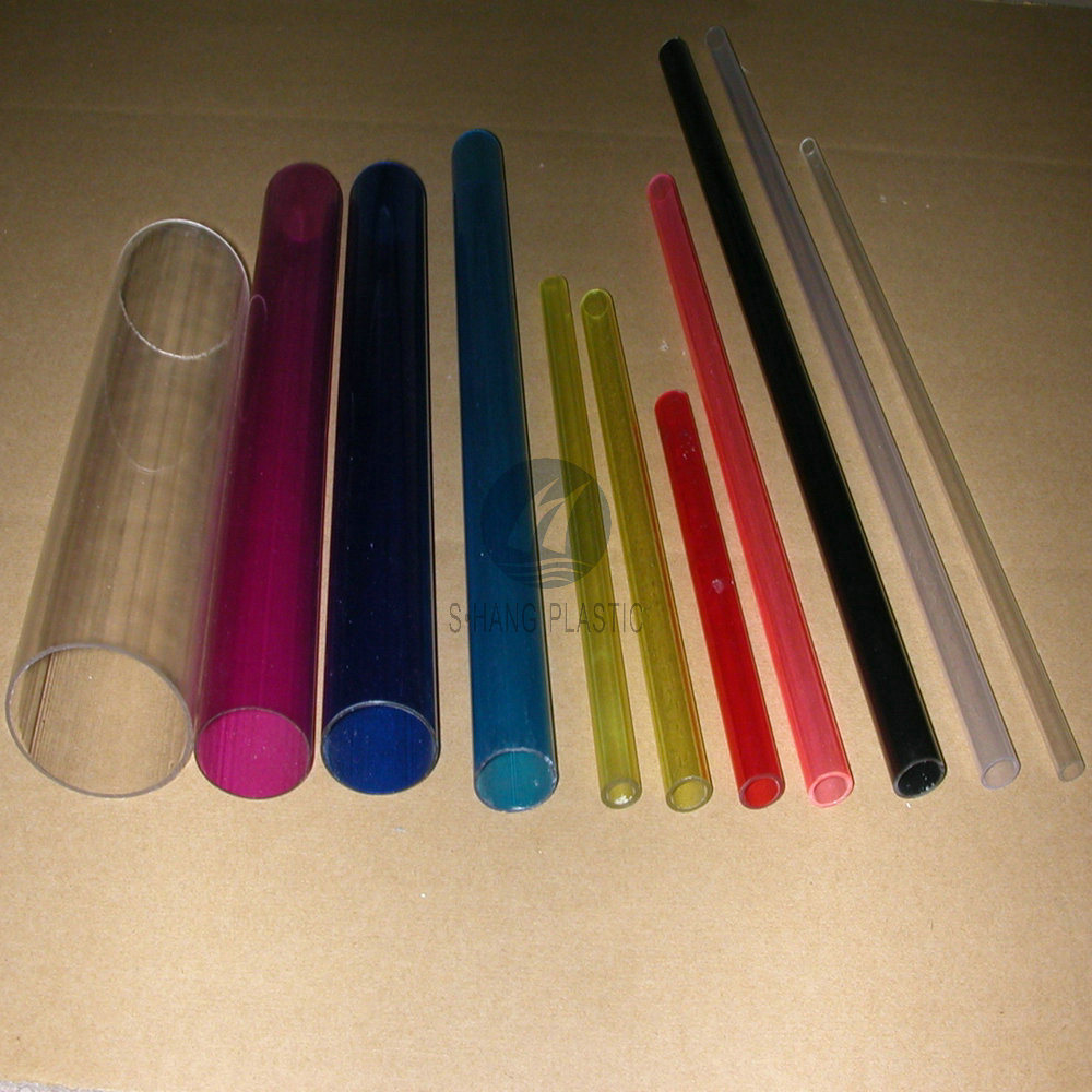 Colorful Acrylic Tube/Colored PMMA Pipes (SH-PMMA-T05)
