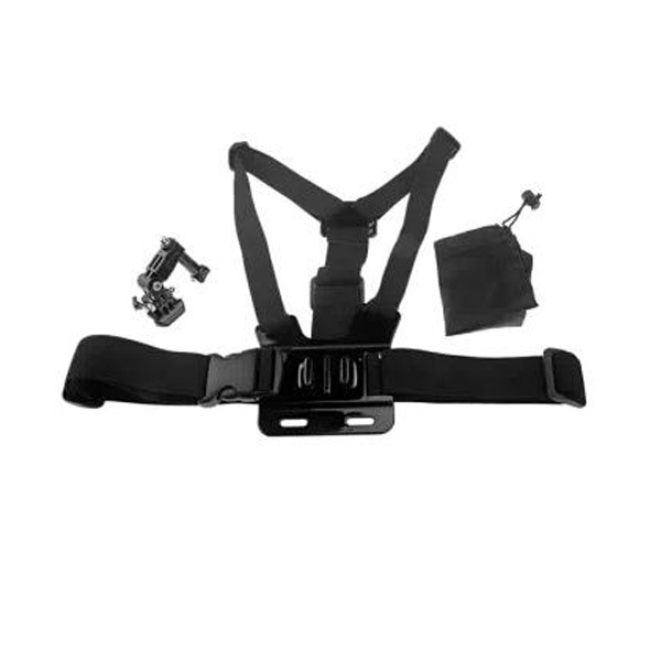 Gp27 B Model: Chest Harness Suitable for Gopro Hero 4 3+/3/2/1, with 3-Way Adjustment Base & Bag