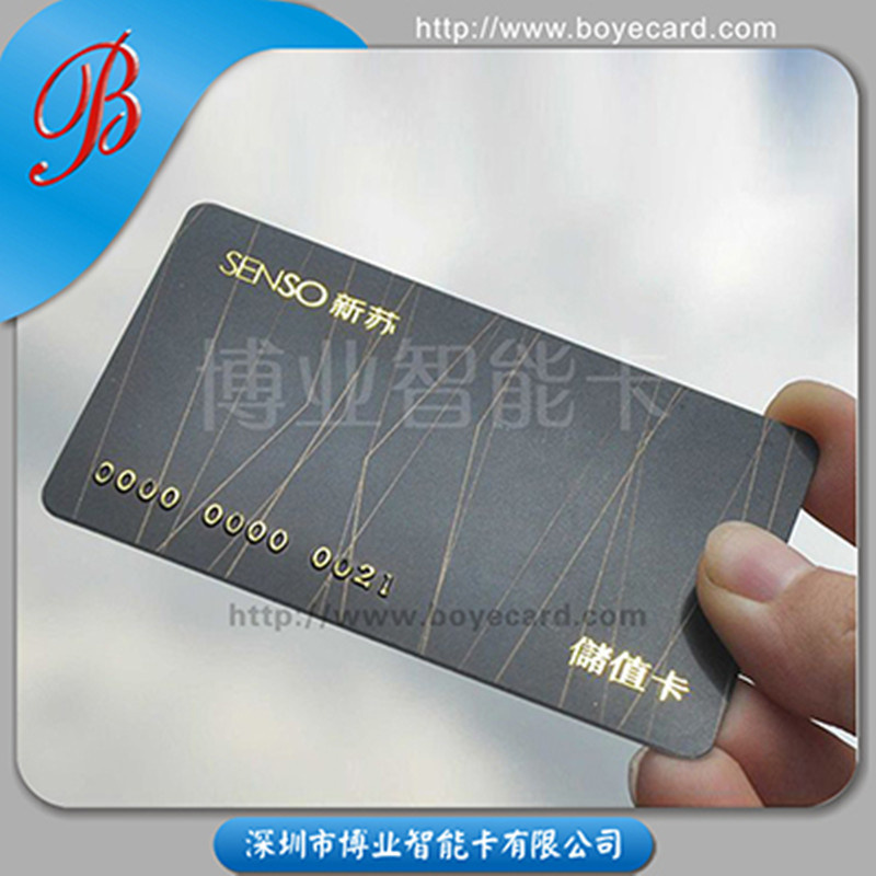 Printed PVC Plastic Smart Card with Embossing Number