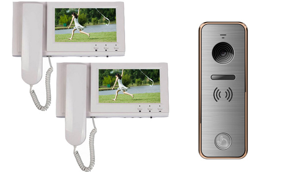 Multifunctional 7''color Video Door Phone (M1607A+D23AC)