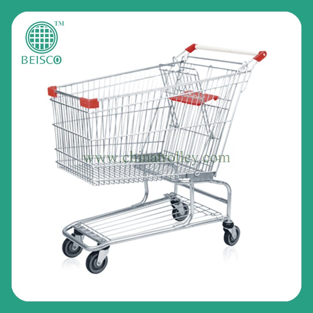 Fashion Appearance Grocery Shopping Carts with Various Volume Available
