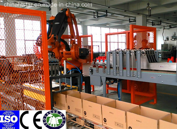 Robot Stacking Machine for The Lubricating Oil Filling Line