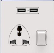 Universal USB Wall Socket