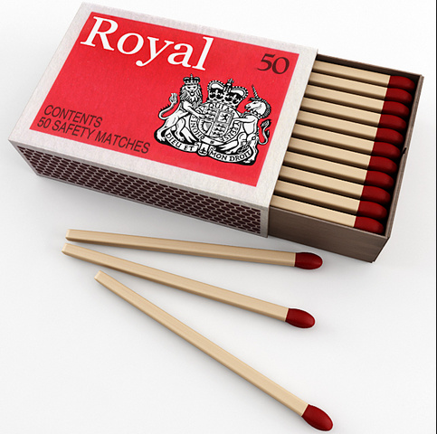 Brands Customized Red Head Hotel European Safety Matches
