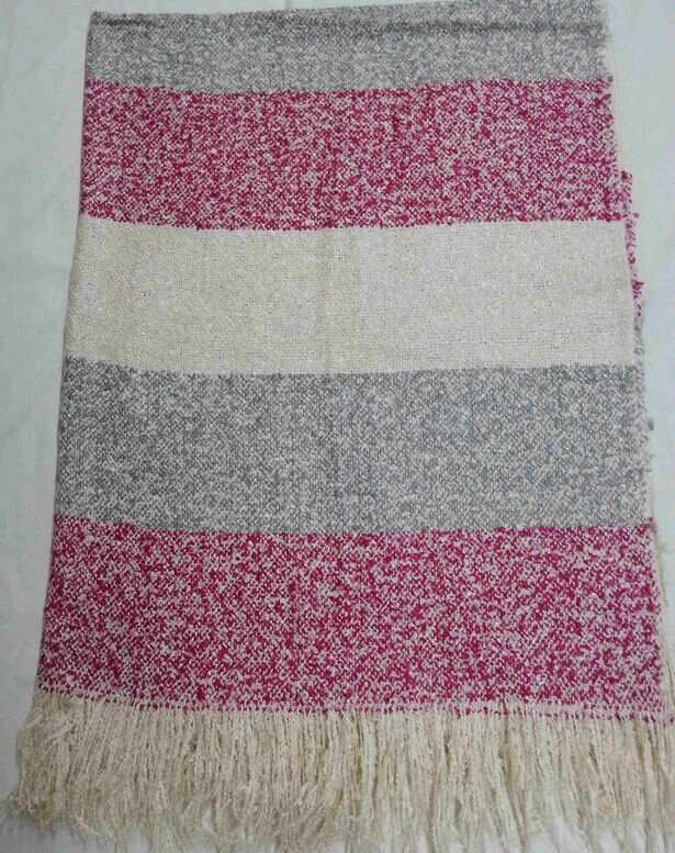 Acrylic Stripe Special Yarn Blanket