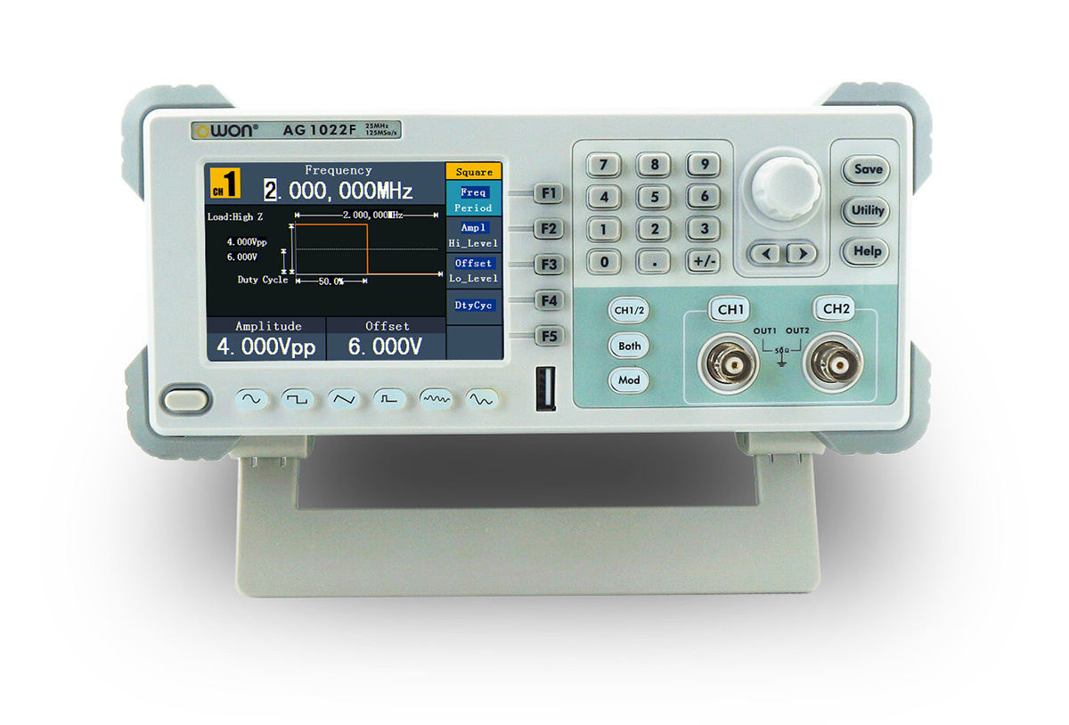 OWON 60MHz Dual-Channel USB Modulated Waveform Generator (AG2062F)