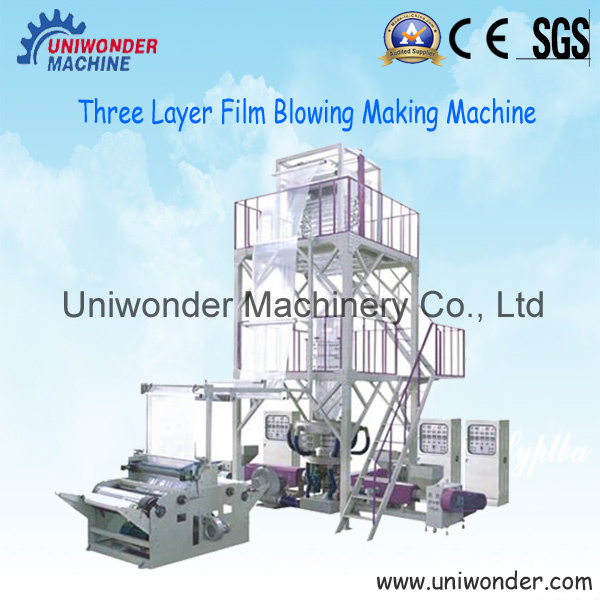 Three-Layer Co-Extrusion Film Blowing Machine