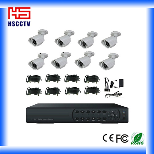 8CH DVR H 264 HDMI Video Output CCTV Surveillance System
