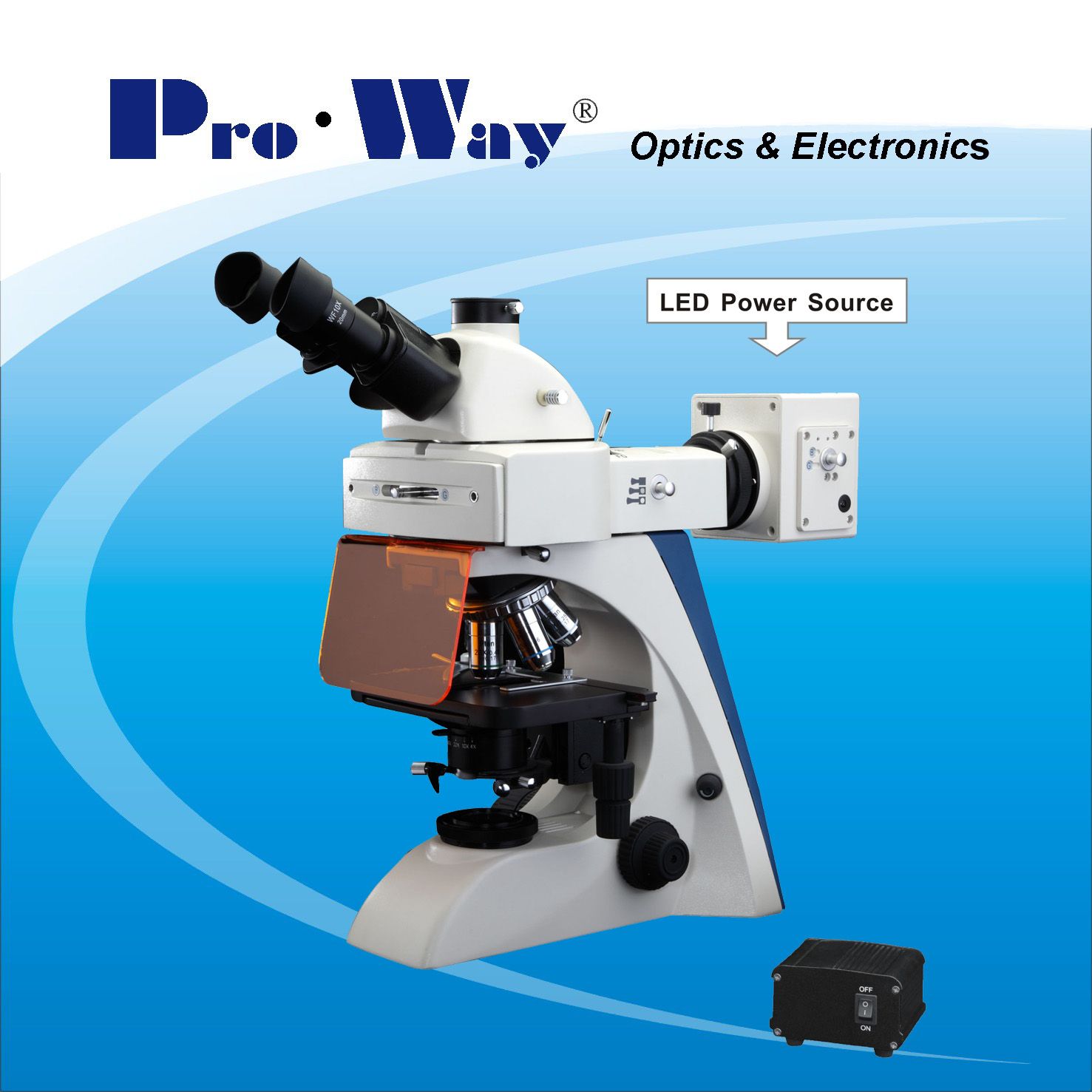 Professional Fluorescent Biological Microscope (PW-BK5000FLED)